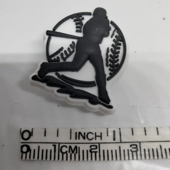 Baseball Batter Shoe Charm Bats Logo Hat lot 2 - Picture 4 of 5